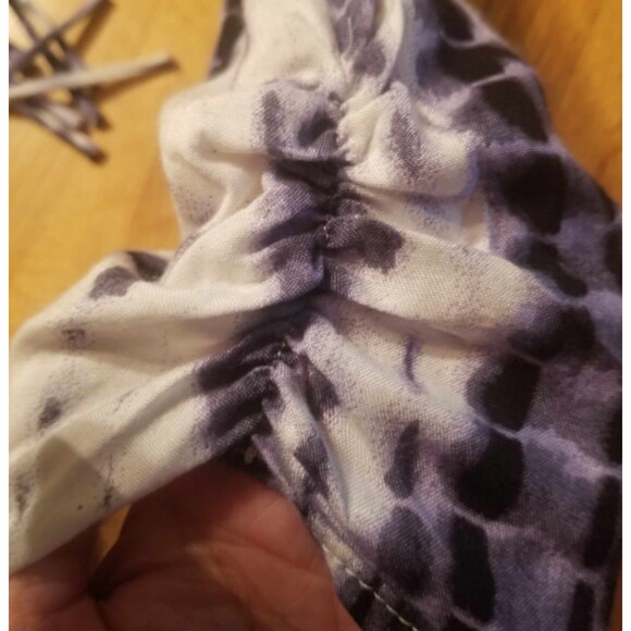 Lucy Love Womens Hippie Boho Tie Dye Fringe Cardigan Sz L - Picture 7 of 9